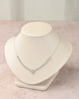 Choker Center Diamond Cluster Necklace