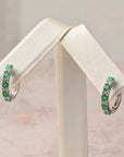 Emerald Diamond Earrings