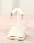 Bezel Multishape Diamond Cluster Earrings