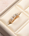 Gold and Diamond Pavé Ring