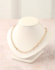 Rounded Paperclip Necklace