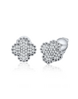 Arete stud flor pave cuentas alrededor