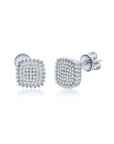 Stud cuadro pave cuentas alrededor