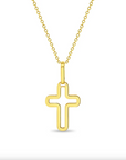 Curved Cross Outline