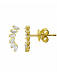Baguette Diamond Studs