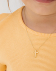 Star Cutout Cross Pendant