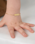 Classic Figaro Identification Baby Bracelet