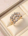 Cluster Bezel Diamond Ring