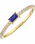 Sapphire and Diamond Ring