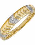 Gold and Diamond Tubogas Ring