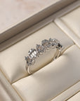 Up and Down Pear Baguette Shape Ring