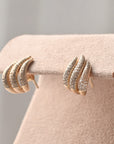 3 claw earring