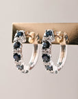 Sapphire Diamond Earrings