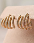 5 Claw Diamond Earrings