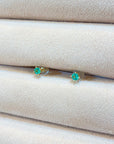 Emerald Baby Studs (pequeñitos)