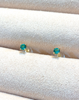 Emerald Baby Studs