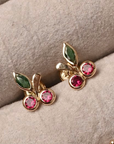 Sparkling Cherries Studs