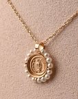 Medalla Virgen Perlas