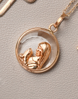 Virgin Mary Praying Murano Glass Baby