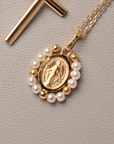 Miraculous Virgin Mary Freshwater Cultured Pearl