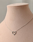 Diamond Baguette Heart Pendant