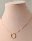Circle Baguette Pendant