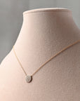 Circle Pavé Pendant