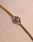 Pulsera Ojo Diamantes