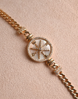 Pulsera Brújula Madre Perla