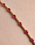 Ruby Diamond Bracelet