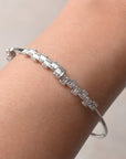Square Baguette Shape Bangle