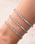 Bezel Tennis Bracelet (2.5 mm)