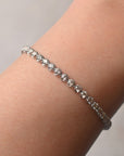 Buttercup Tennis Bracelet in White Gold