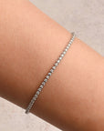 Buttercup Tennis Bracelet in White Gold