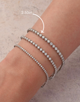 Buttercup Tennis Bracelet in White Gold