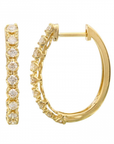 Small Oval Hoops