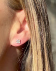 Diamond Baguette Earrings