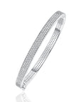 Pulsera aro pave | Pulsera | Silver Collection | Plata | Gardenia Blanca