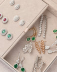 Diamond Dangle Earrings