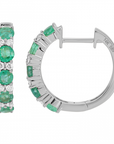 Emerald Diamond Earrings