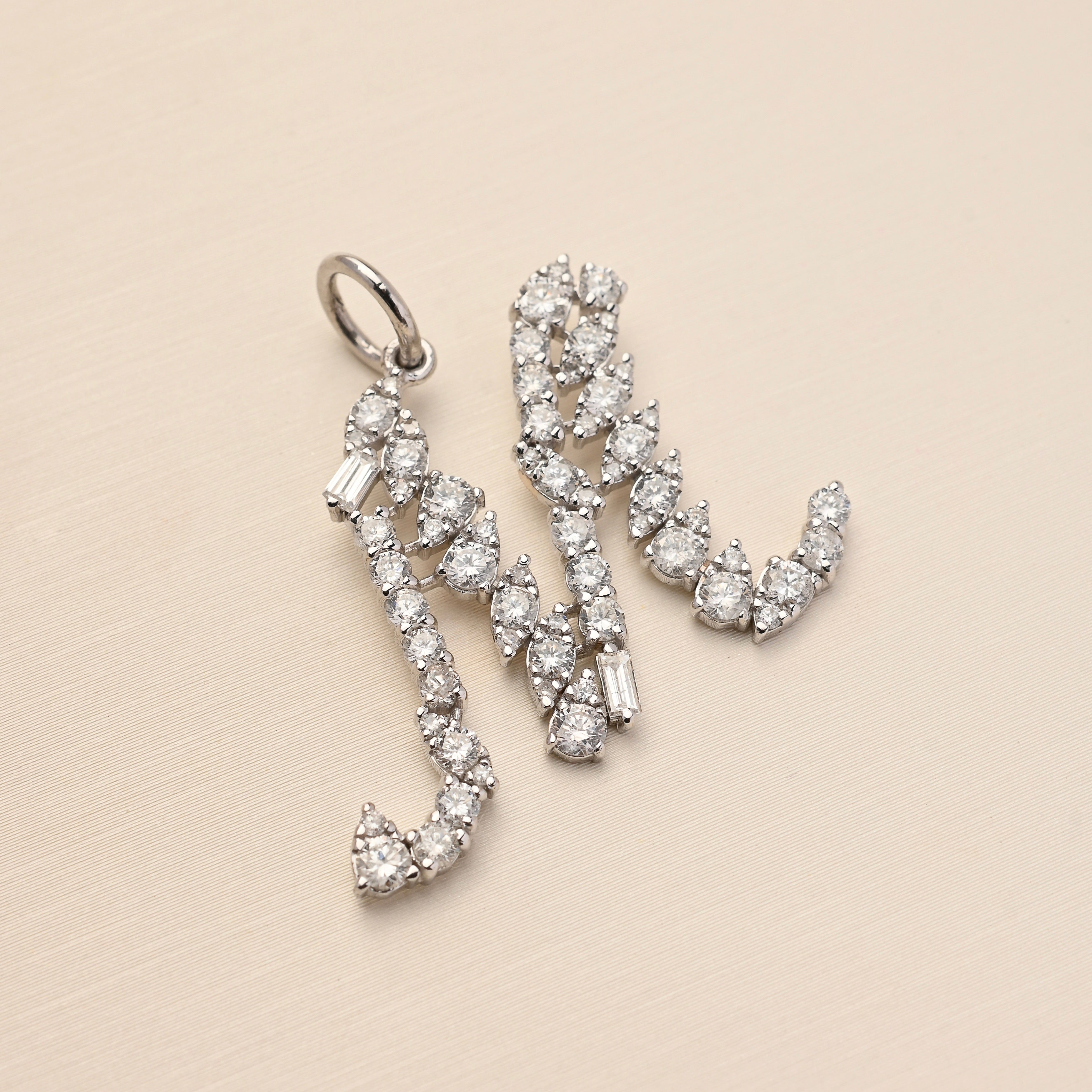 "M" Initial Pendant