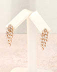 Bezel Multishape Diamond Cluster Earrings