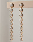 Diamond Bezel Earrings