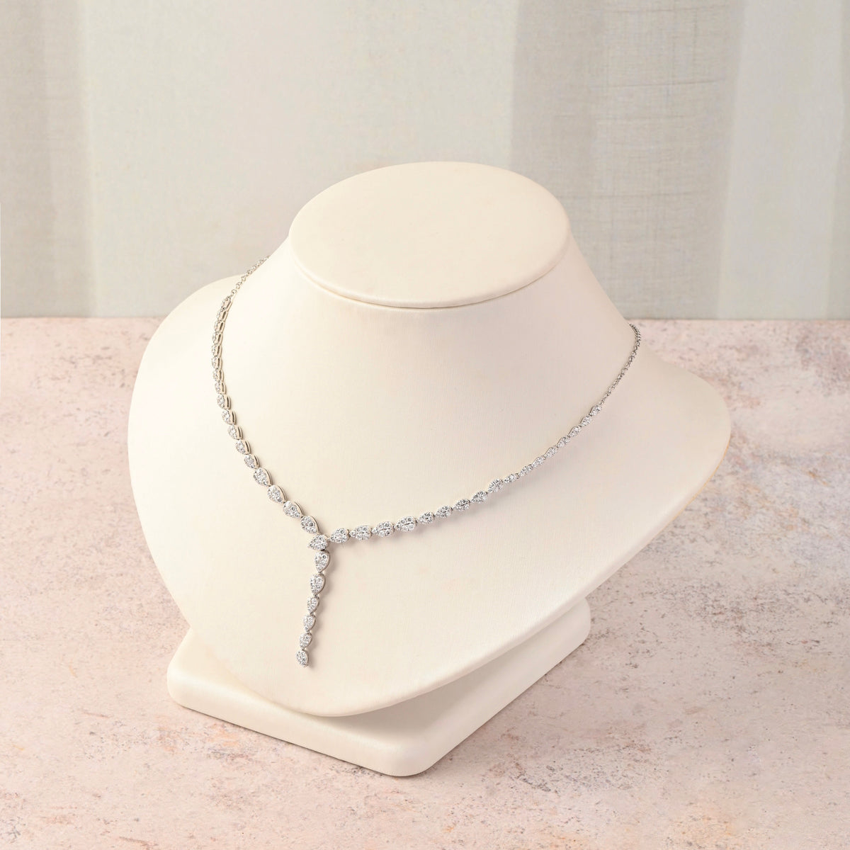 Diamond Lariat Necklace