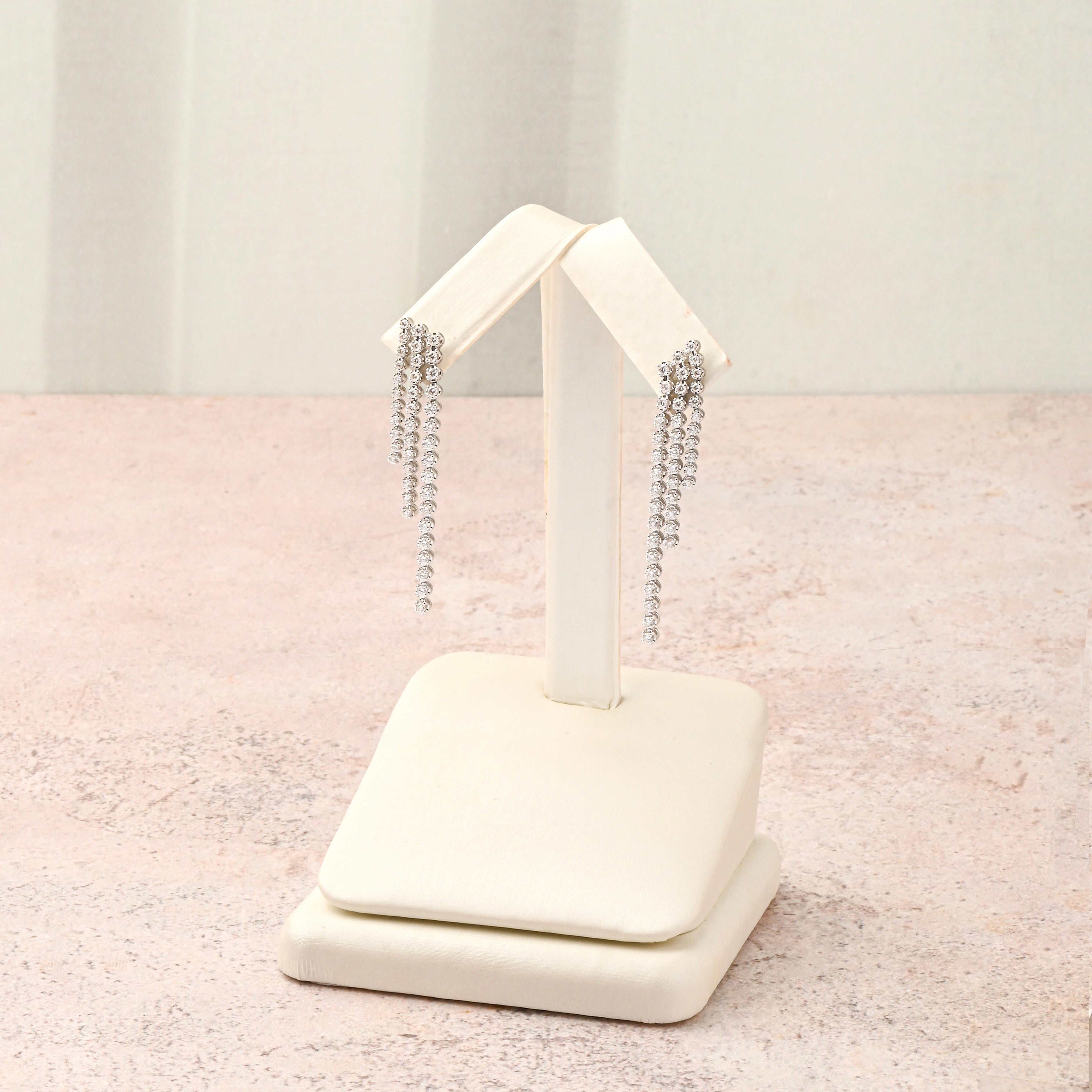 Diamond Dangle Earrings