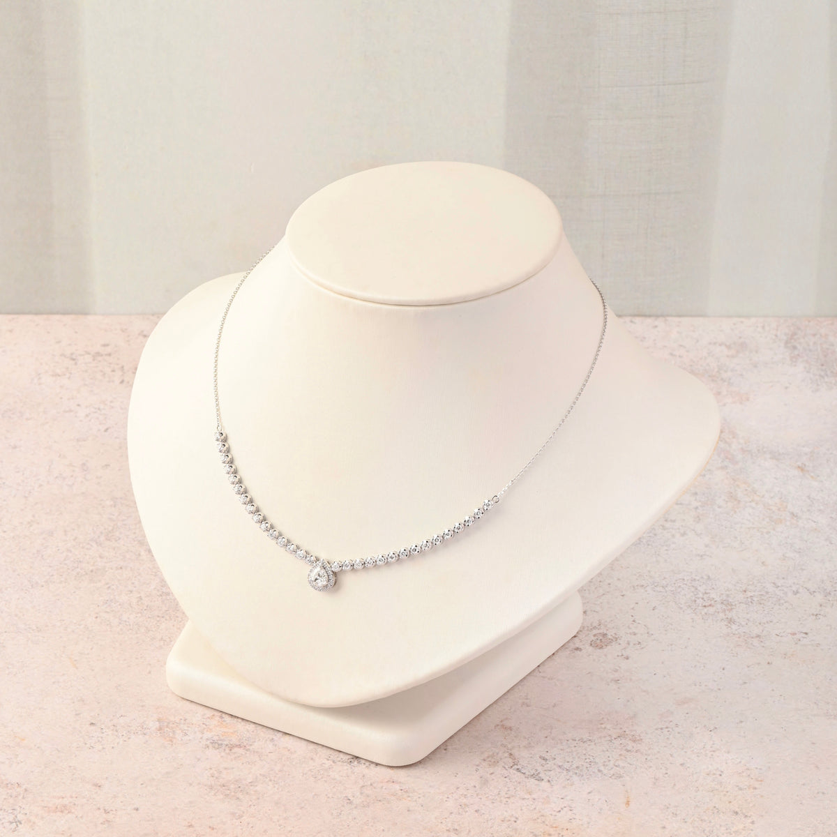 Pear Buttercup Choker Necklace