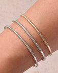 Diamond Flexible Bangles