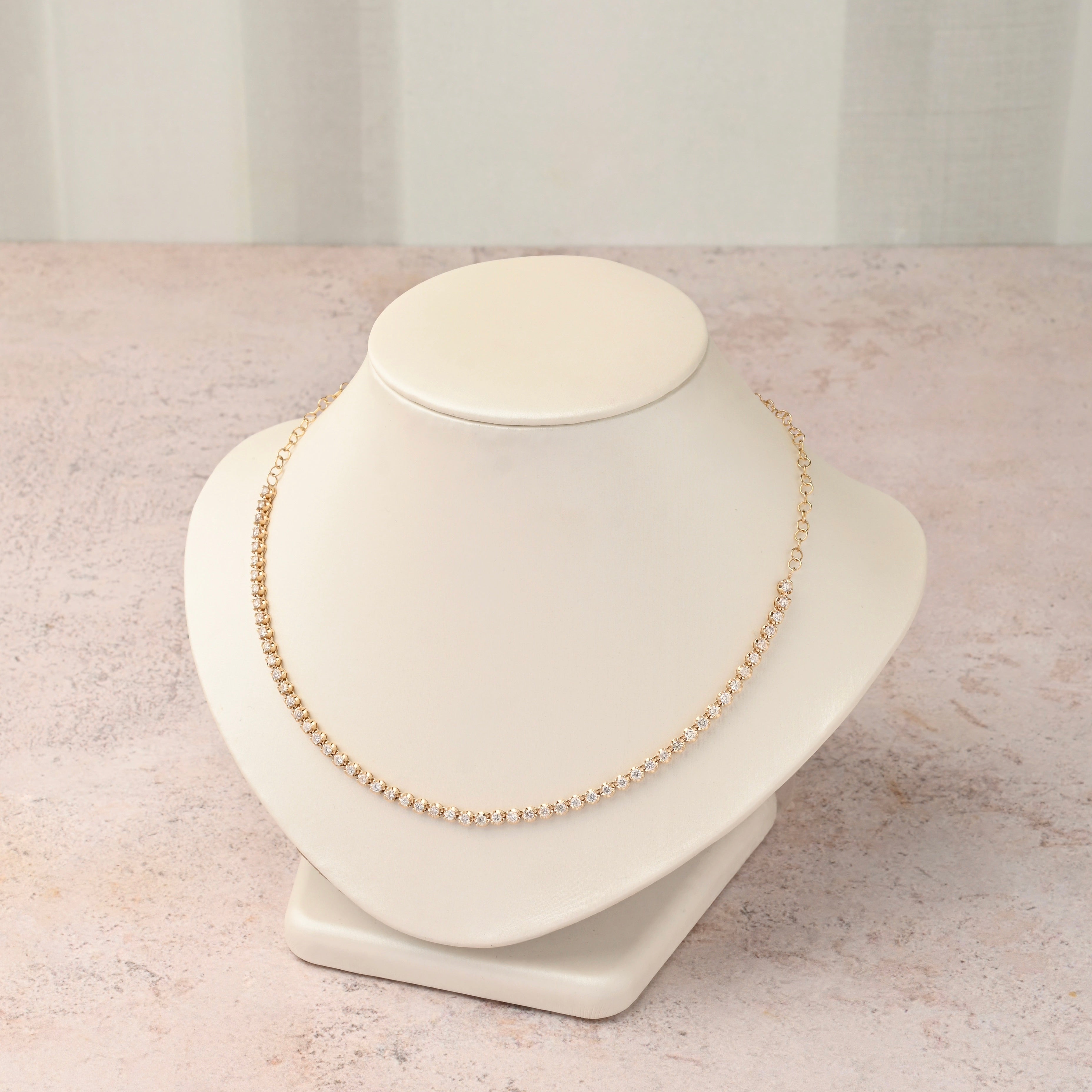 Buttercup Choker Tennis Necklace