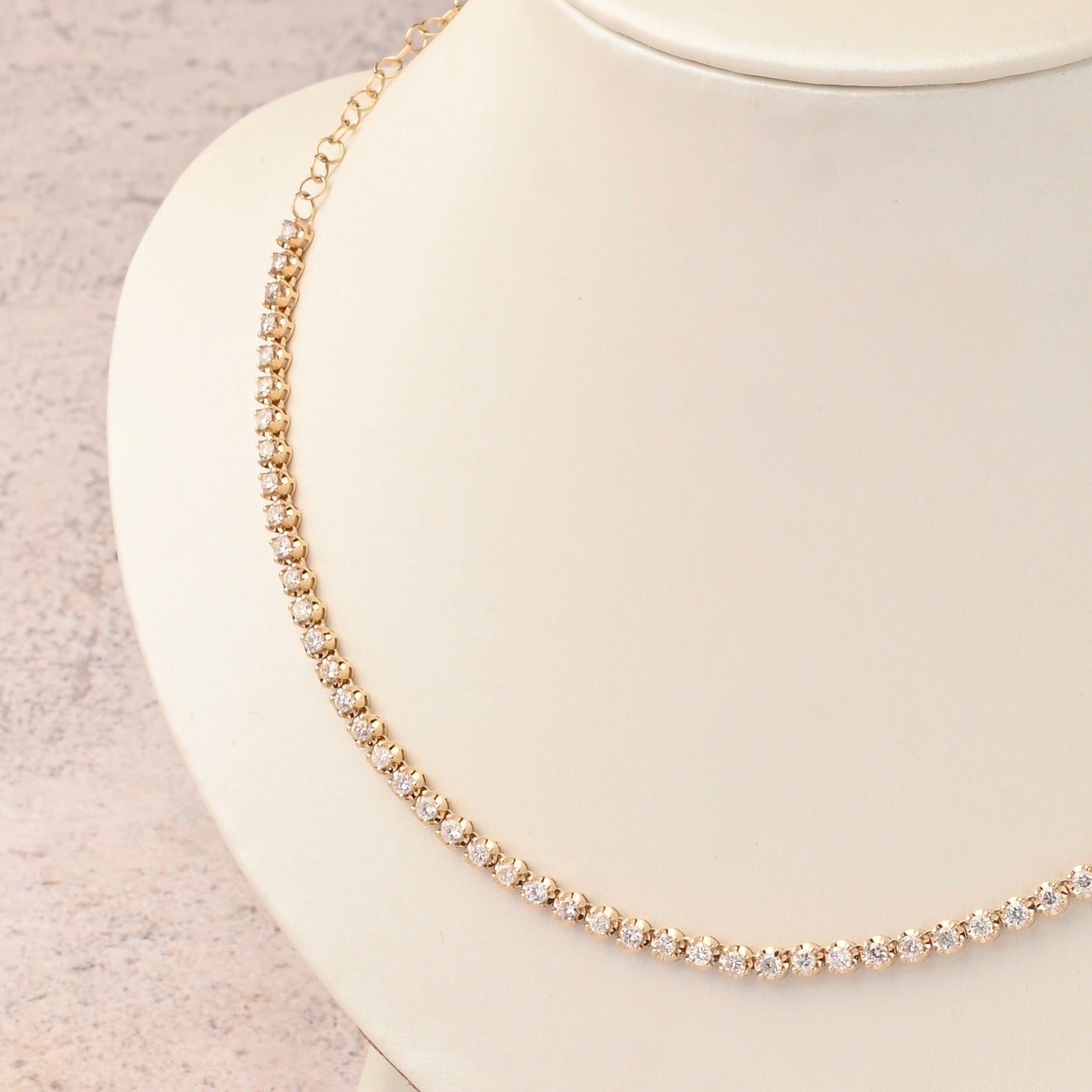 Buttercup Choker Tennis Necklace