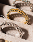 Anillo churumbela y cuentas